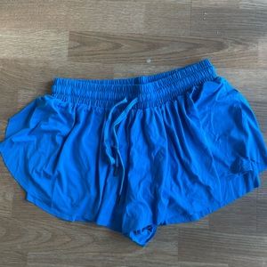 Flowy Fitness Shorts- Electric Blue